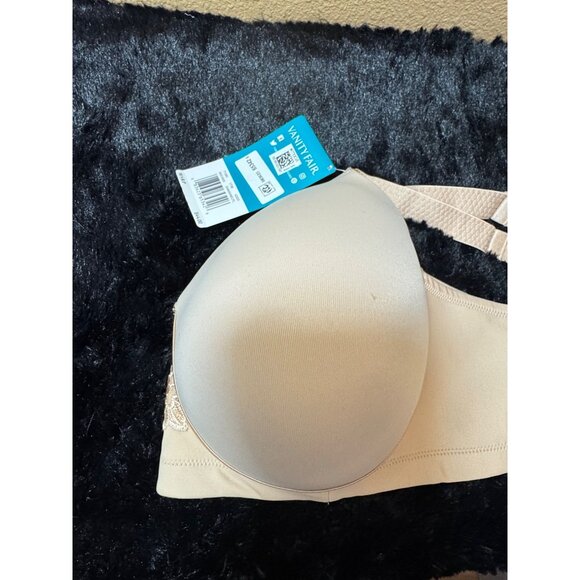 Vanity Fair Wirefree Full Coverage Bra 42DD Beige NWT - Picture 3 of 7